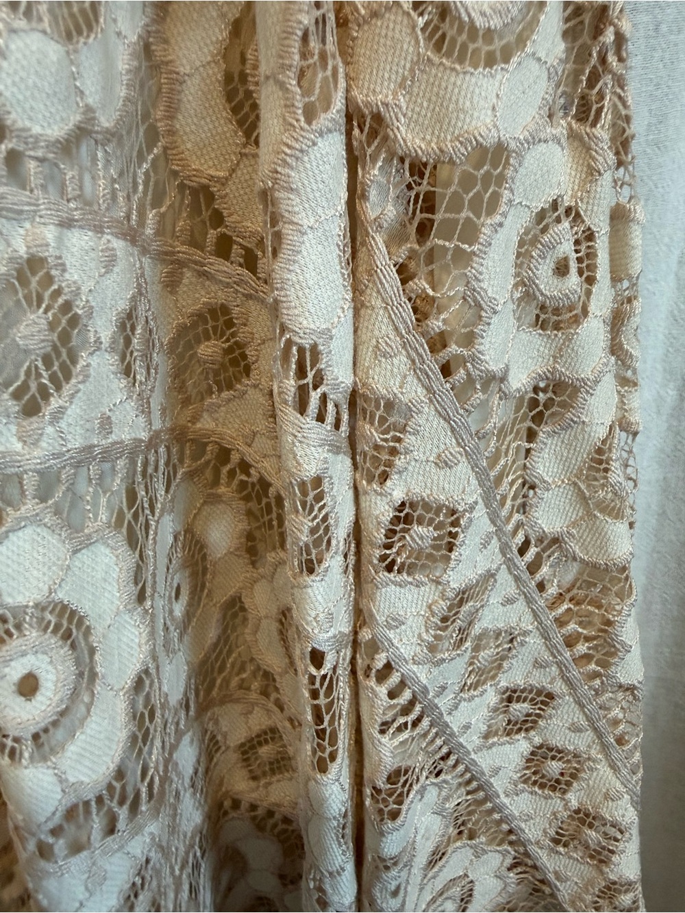 Free People Just Like Honey crochet Lace Dress - size 6 - Picture 7 of 11